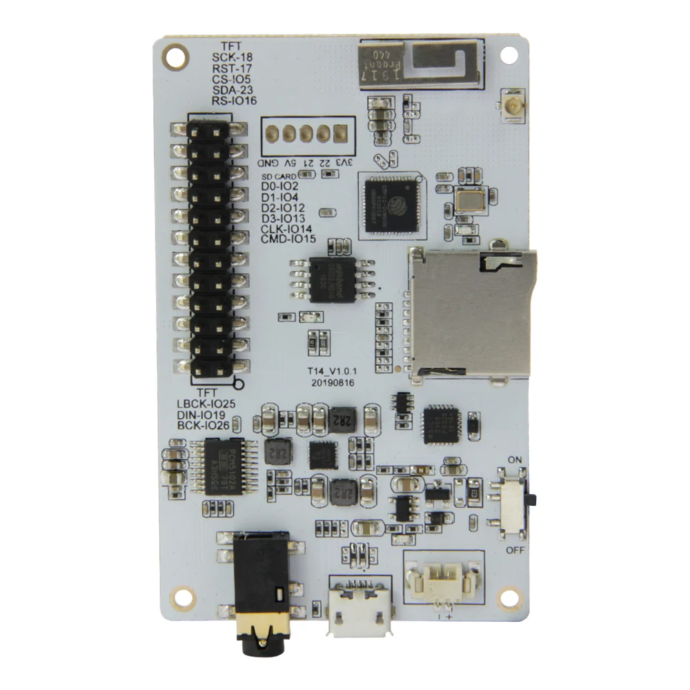 LILYGO®TTGO ТМ музыкальных альбомов 2 4 дюймов PCM5102A SD карты ESP32 Wi-Fi модуль Bluetooth |