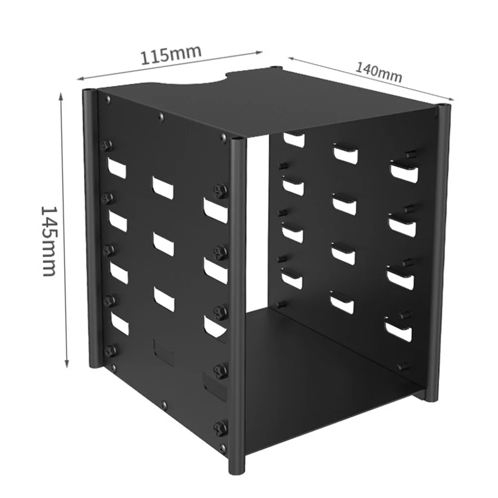 

Hard Disk Rack 3.5 HDD Holder Metal Mounting Bracket 5 Layers Hard Drive Disk Expansion Storage Rack Adapter for PC