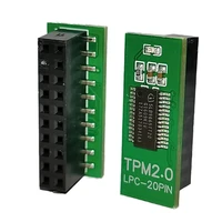 1pc tpm 2 0 encryption security module board remote card supports multi brand motherboard 12 14 18 20 1pin pin dedicated board