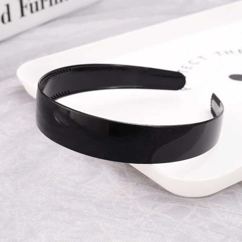 1pc Fashion Wave Mens Women Unisex Plastic Resin Black Wavy Hair Head Hoop Band Sport Headband Accessories Headdress |