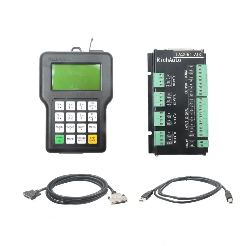 4 осевой контроллер DSP RichAuto A18E система управления ЧПУ станки Запчасти|Запчасти