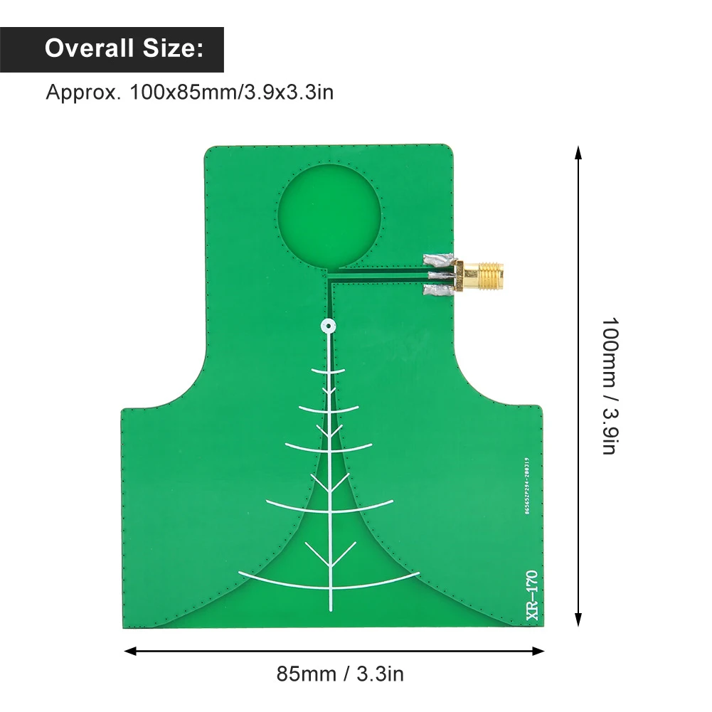

High Gain Receiving TEM Home 1.4-10.5GHz Positioning Accessories Image Transmission 10W 10dB 2.4G UWB Antenna Wideband