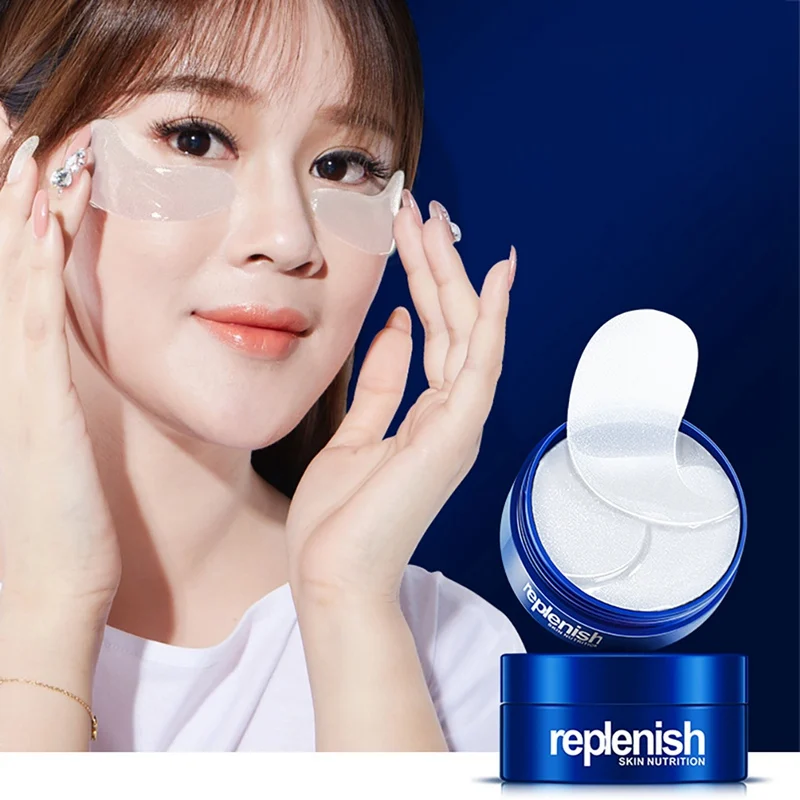 Peptide Hyaluronic Acid Alum Eye Mask Patch To Add Moisture and Moisturizing Korea Cosmetics Skin Dark Circles 60pcs | Красота и
