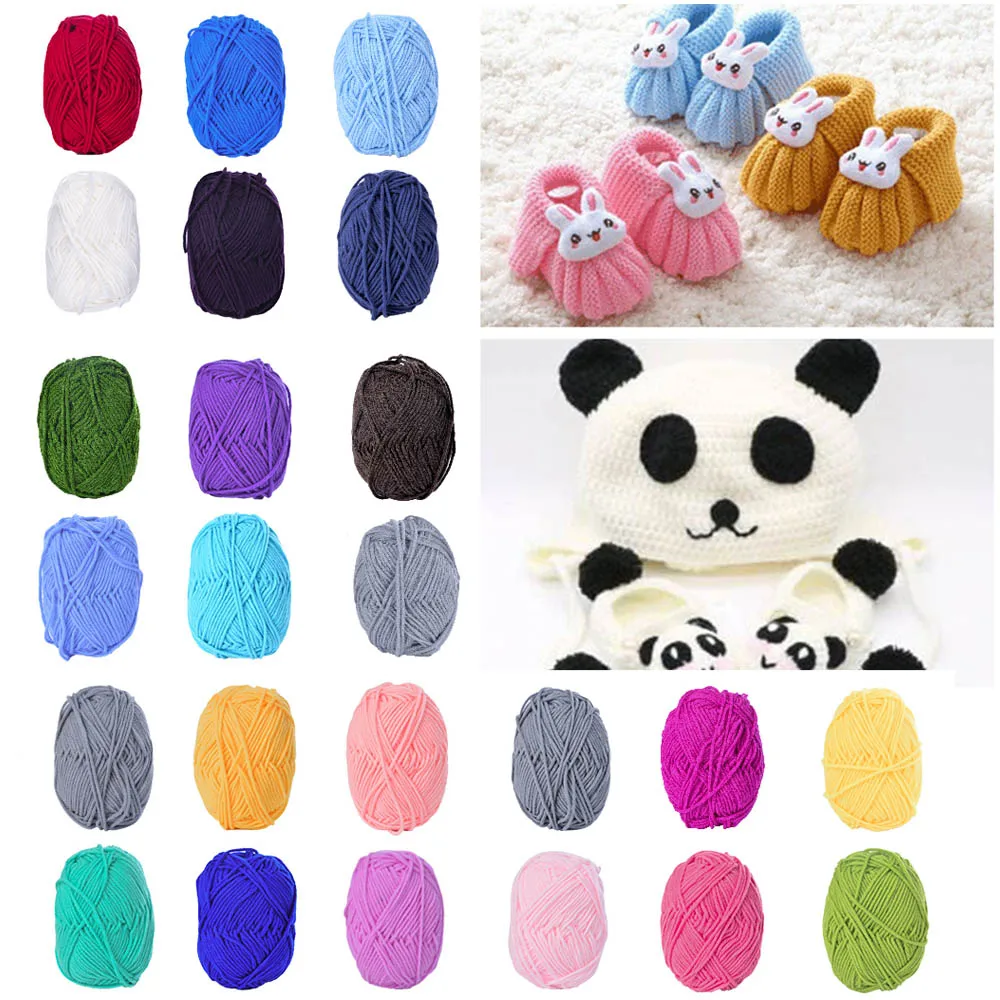 25g Combed Super Soft Baby Milk Sweet Cotton Knitting Crochet Yarn Wool Thick Fiber Hand For DIY Sweater Scarf | Дом и сад