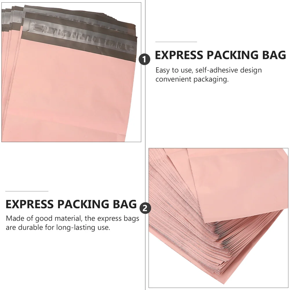 

100Pcs Storage Bags Self Adhesive Storage Pouches Mailers Packing Bags )