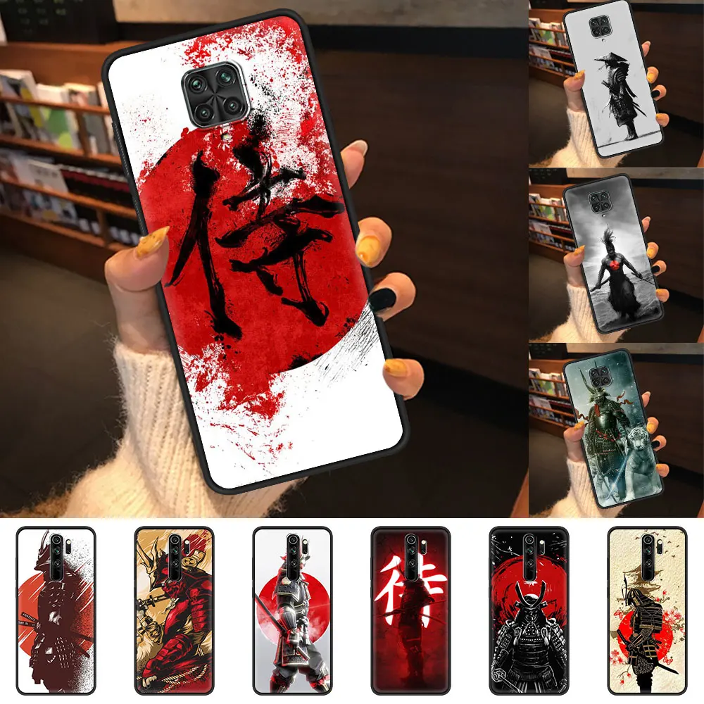 

Japan Ninja Samurai Soft Coque For Xiaomi Redmi Note 9S 9 8 8T 9C 9A Mi Poco M3 X3 NFC 9T 10T Pro 5G Phone Case Back Shell