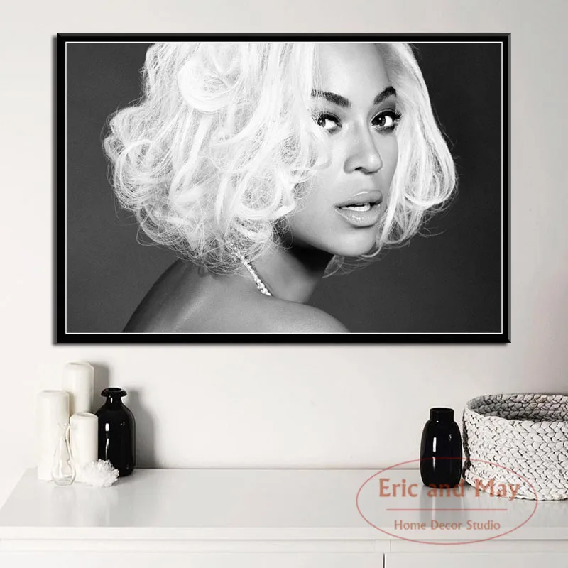 Постеры и принты Beyonce Super Music Singer Star Pop Art Картина на холсте настенные картины для