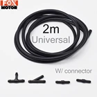 5 шт.компл. 2 м автомобильного омывателя ветрового стекла шланг автомобильный автомобильные стеклоочистительные полосы трубы лобовое стекло струи стеклоочиститель насадки водяной шланг трубка жидкости