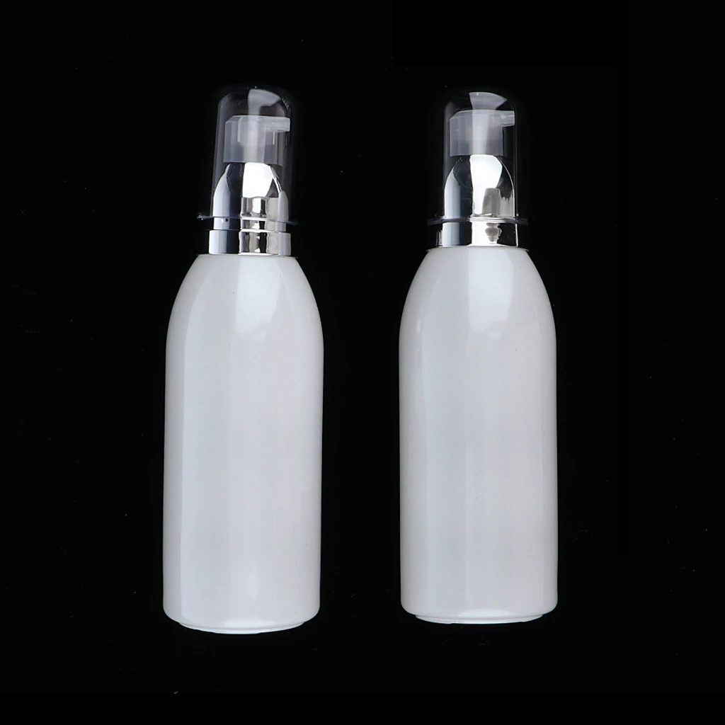 2 шт./компл. пустые стеклянные лосьоны косметические бутылки с кремом для лица