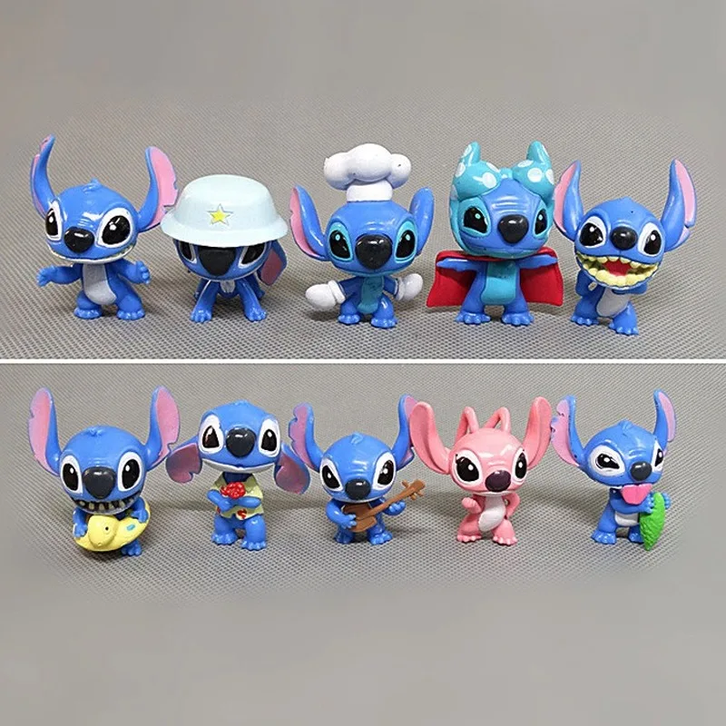 10 шт./компл. Disney игрушка для детей с рисунком звезд стежка Гараж Комплект куклы