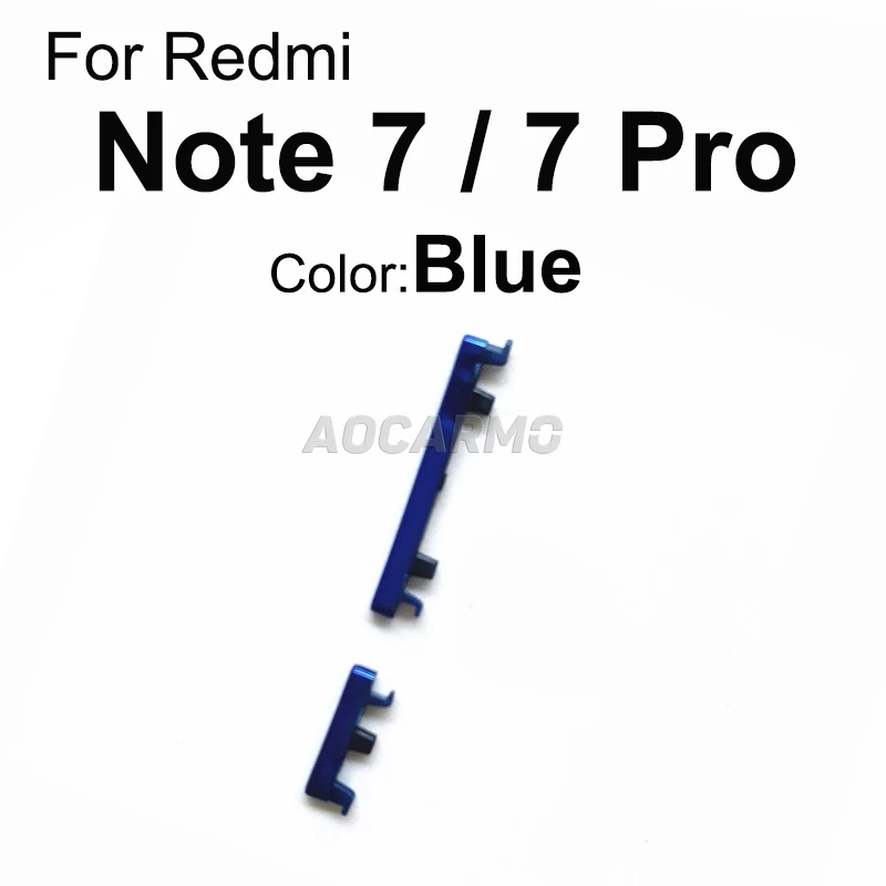 Кнопка питания Aocarmo для Xiaomi Redmi Note 7 / Pro 7Pro кнопка вкл/выкл переключатель громкости