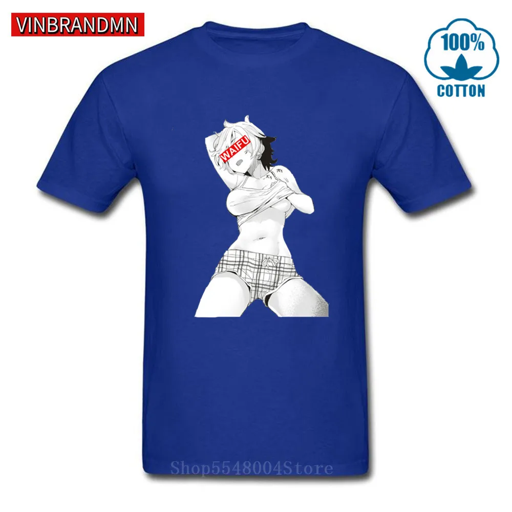 Футболка унисекс из эротического материала Waifu новинка модная мультяшная