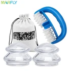 2 шт., прозрачные вакуумные банки, очки, терапевтический набор, присоски силиконовые банок, присоска, чашечки для тела, для лица, антицеллюлитные