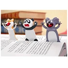 Забавные книжные закладки в виде животных, из ПВХ, школьные принадлежности