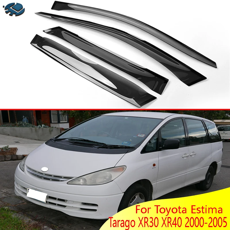 Для Toyota Estima Tarago XR30 XR40 2000 2005 пластиковый внешний козырек тенты окна Защита от