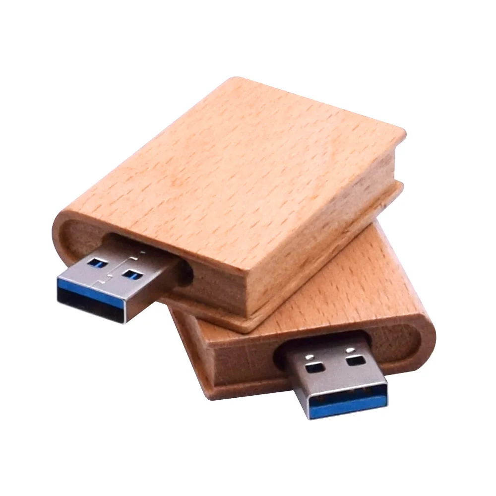 USB флеш накопитель в виде деревянной книги 3 0 дюйма 8 ГБ 16 32 64 128 ГБ|USB