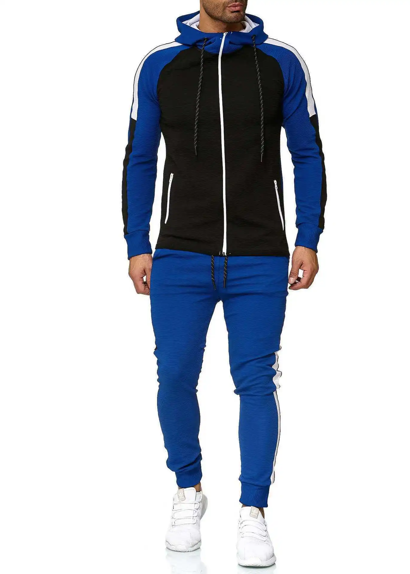 

2021 spring and autumn men's casual suit hoodie + pants men's jogging Harajuku sportswear men's training sports shirt track suit