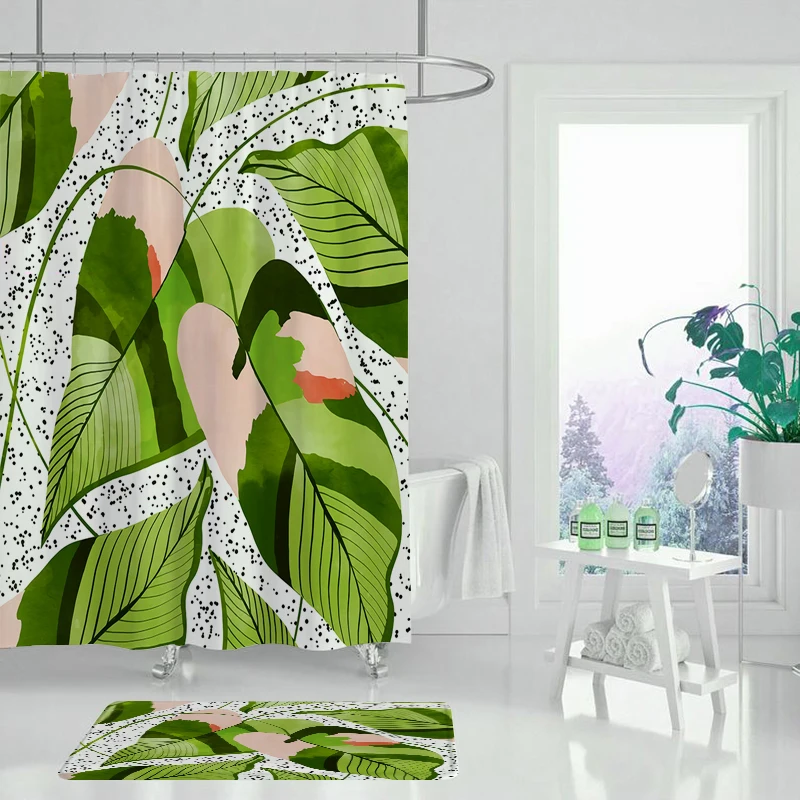 Водонепроницаемые экологически чистые занавески для душа в ванную комнату