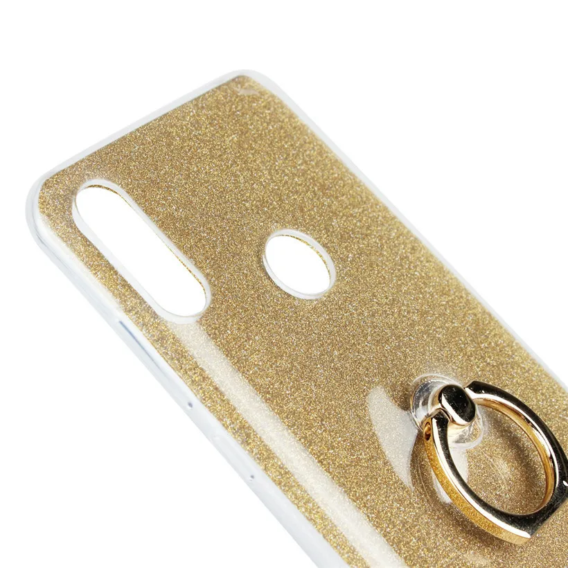 for oppo a9 2020 a11x reno ace 3 pro z realme 5 x2 pro 3 lite c2 xt x case for reno2 z glitter case bling finger ring soft cover free global shipping