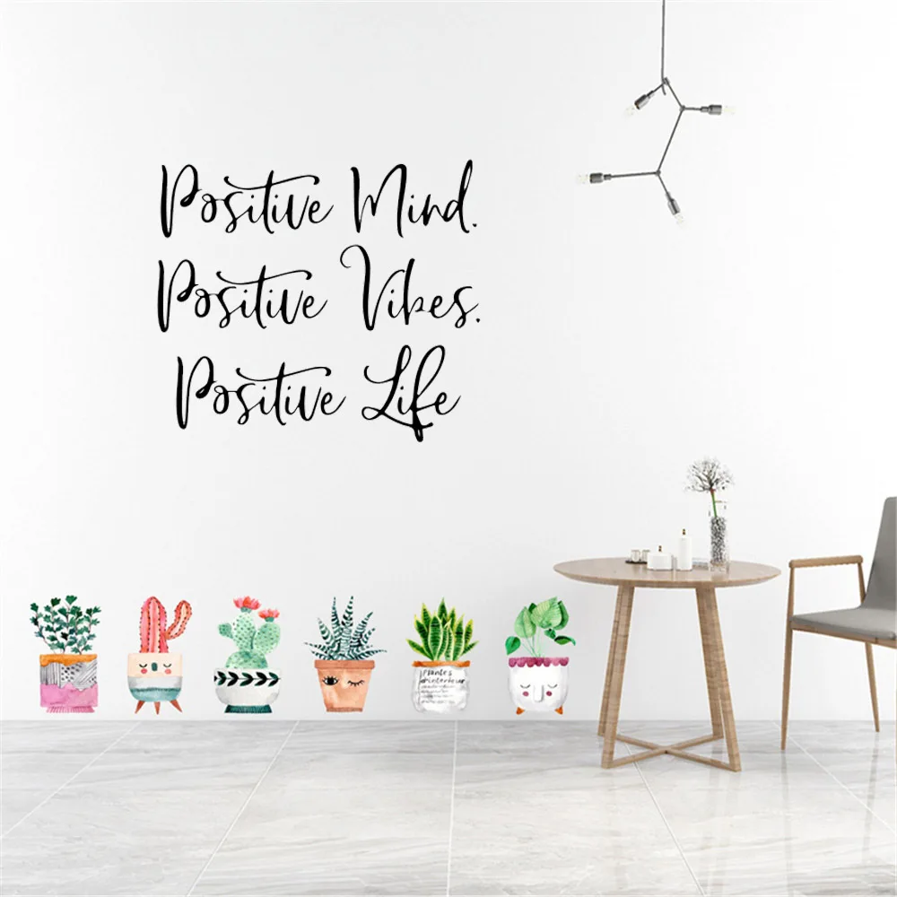 

Наклейка на стену с цитатами на английском языке, самоклеящаяся виниловая фотография для гостиной, Школьное украшение, художественная росп...
