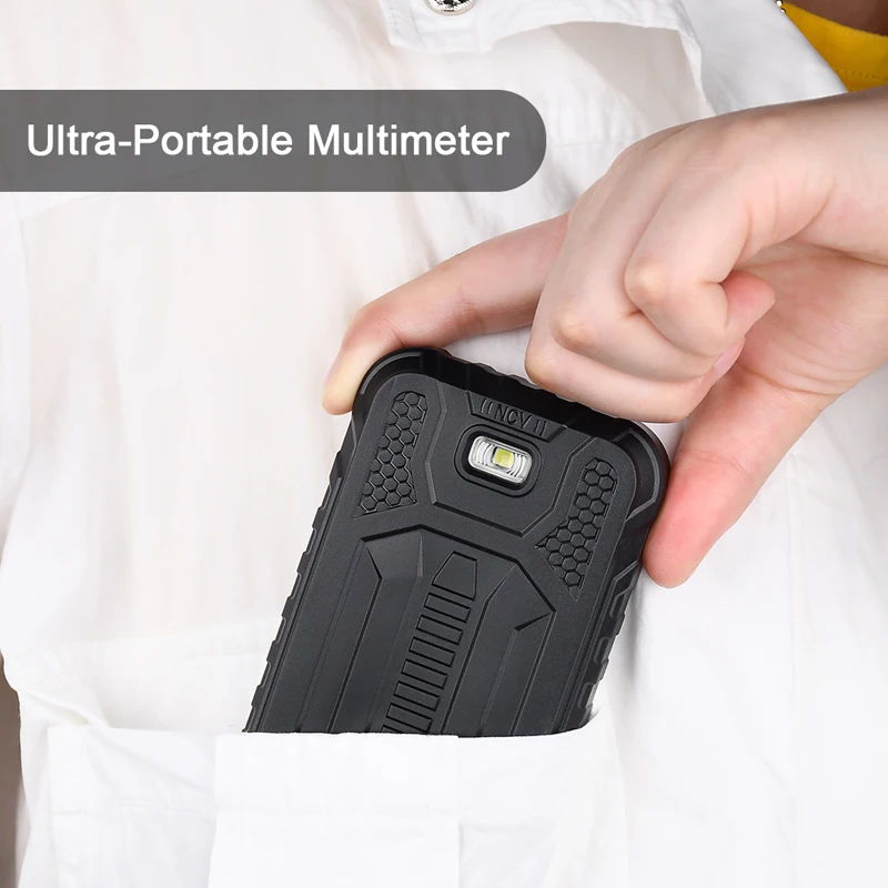 HABOTEST HT112B Mini Smart Multimeter Automotive Tester Auto Range Professional Digital Multimeter Non-Contact Voltage Meter