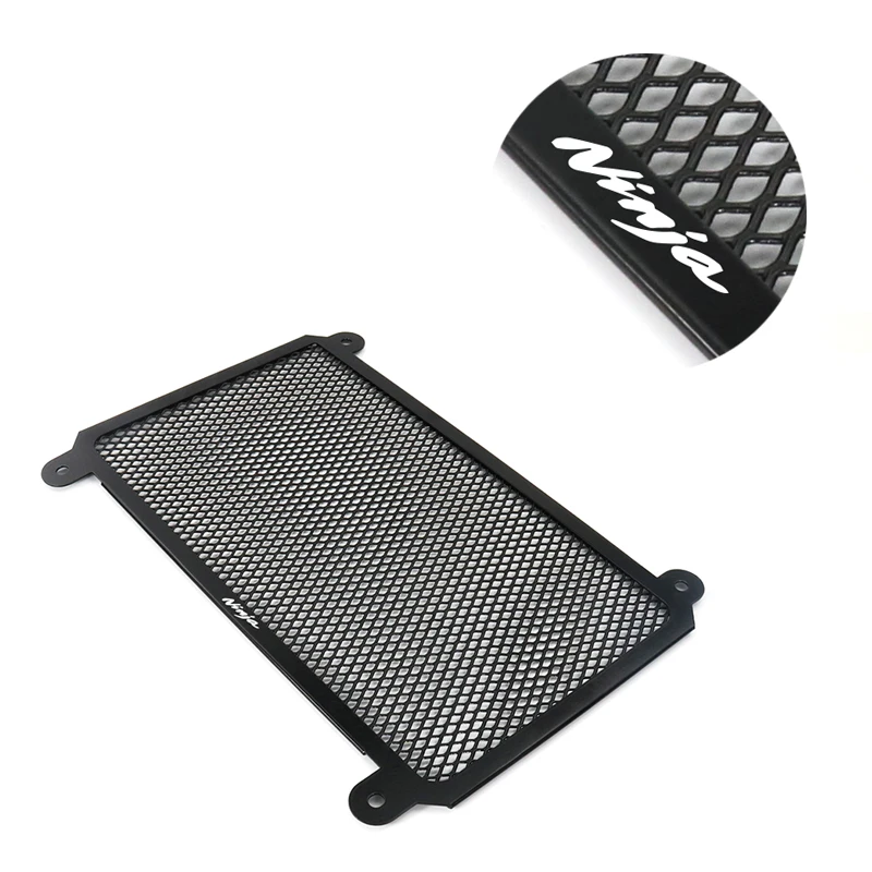 

For Kawasaki Ninja 400 Ninja 250 2018 2019 Z250 Z400 2019 Radiator Guard Cover Protector Grill Oil Cooler Aluminum Black