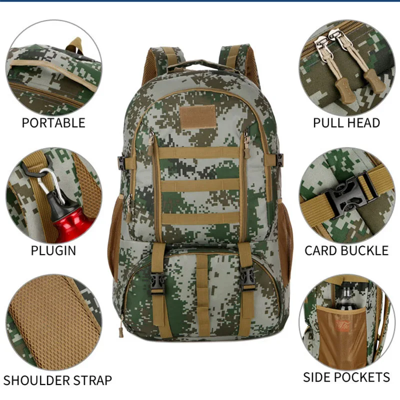 Водонепроницаемый Военный тактический рюкзак ранец из ткани Оксфорд