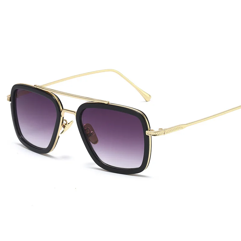 Мужские классические ретро оправа прямоугольной формы Овальный анти винтажные