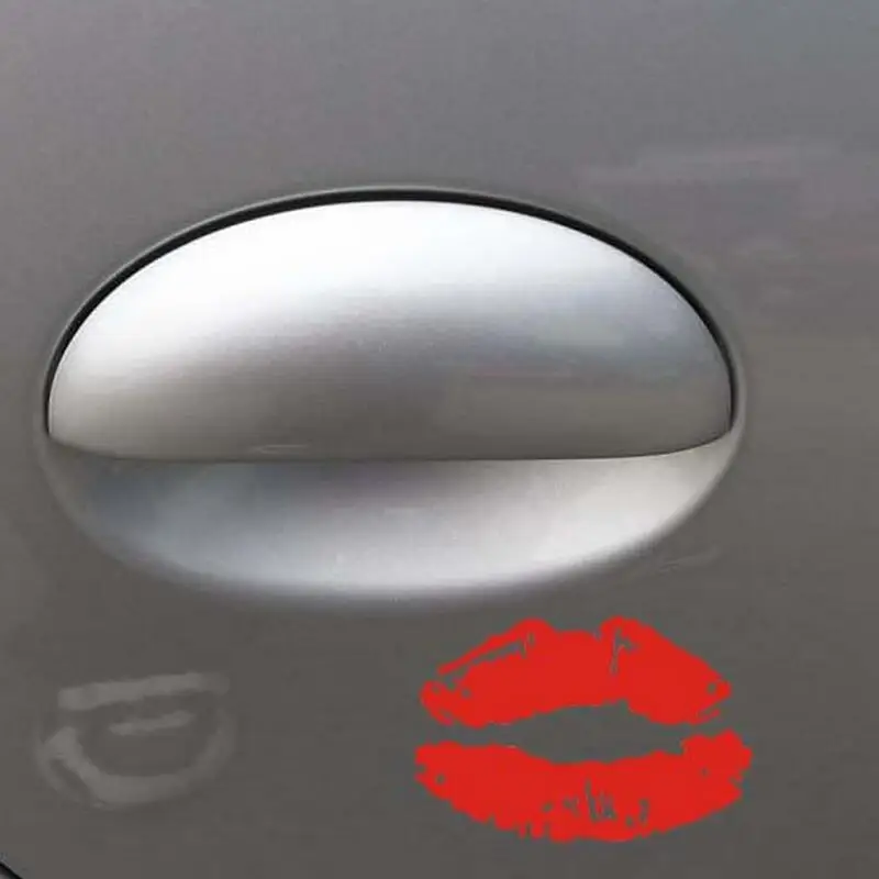 

BROSHOO Fashion Cartoon Casual Sexy Lips Cover Scratches Car Stickers Car Modified Motorcycle Car Decals Styling 14*10cm