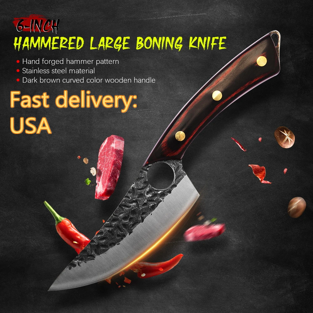 Нож шеф-повара из сербской стали 5 дюймов 6 | Дом и сад