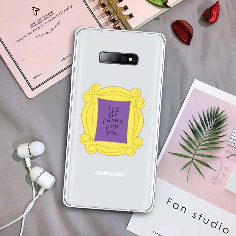 

Friends American TV series Phone Case Transparent For Samsung Galaxy S A 5 7 8 9 2015 20 edge plus 10 e lite 2019