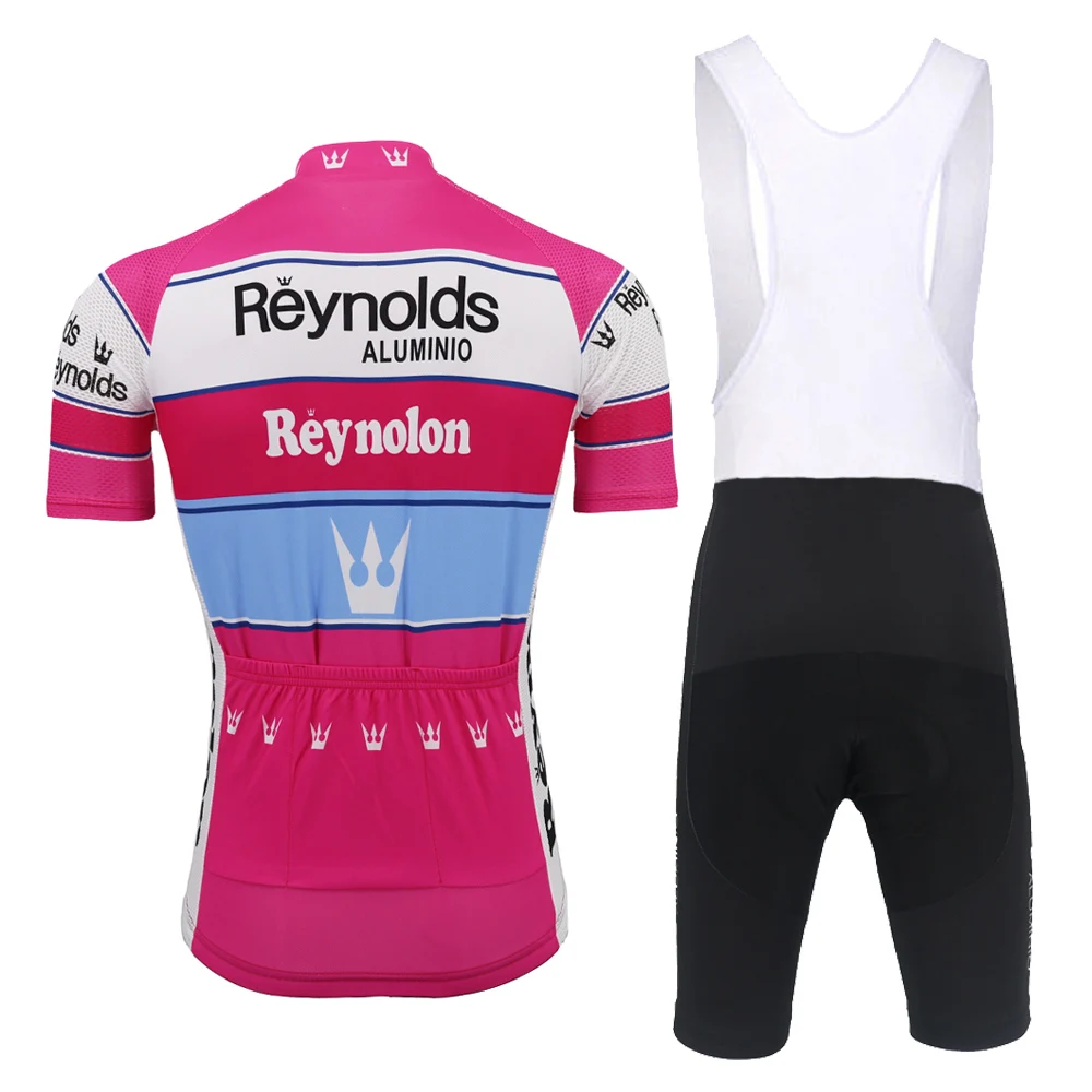 Комплект одежды для велоспорта Розовая Трикотажная Одежда триатлона гелевые