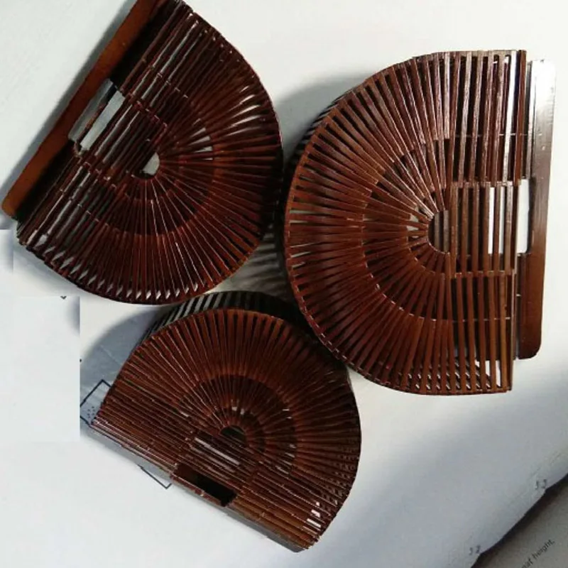 LANMREM 2020 женское повседневное ручное плетение дамские сумочки из бамбука Весна