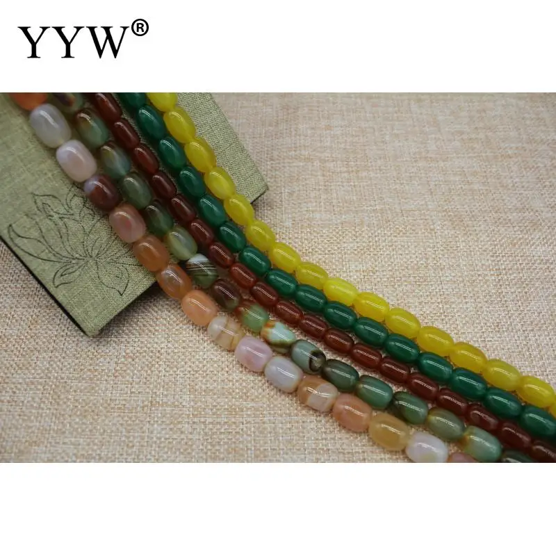 

Drum 10x15mm Natural Stone Beads Good Quality Natural Stone Loose Beads for DIY Bracelet Necklace Jewelry Making Accessory