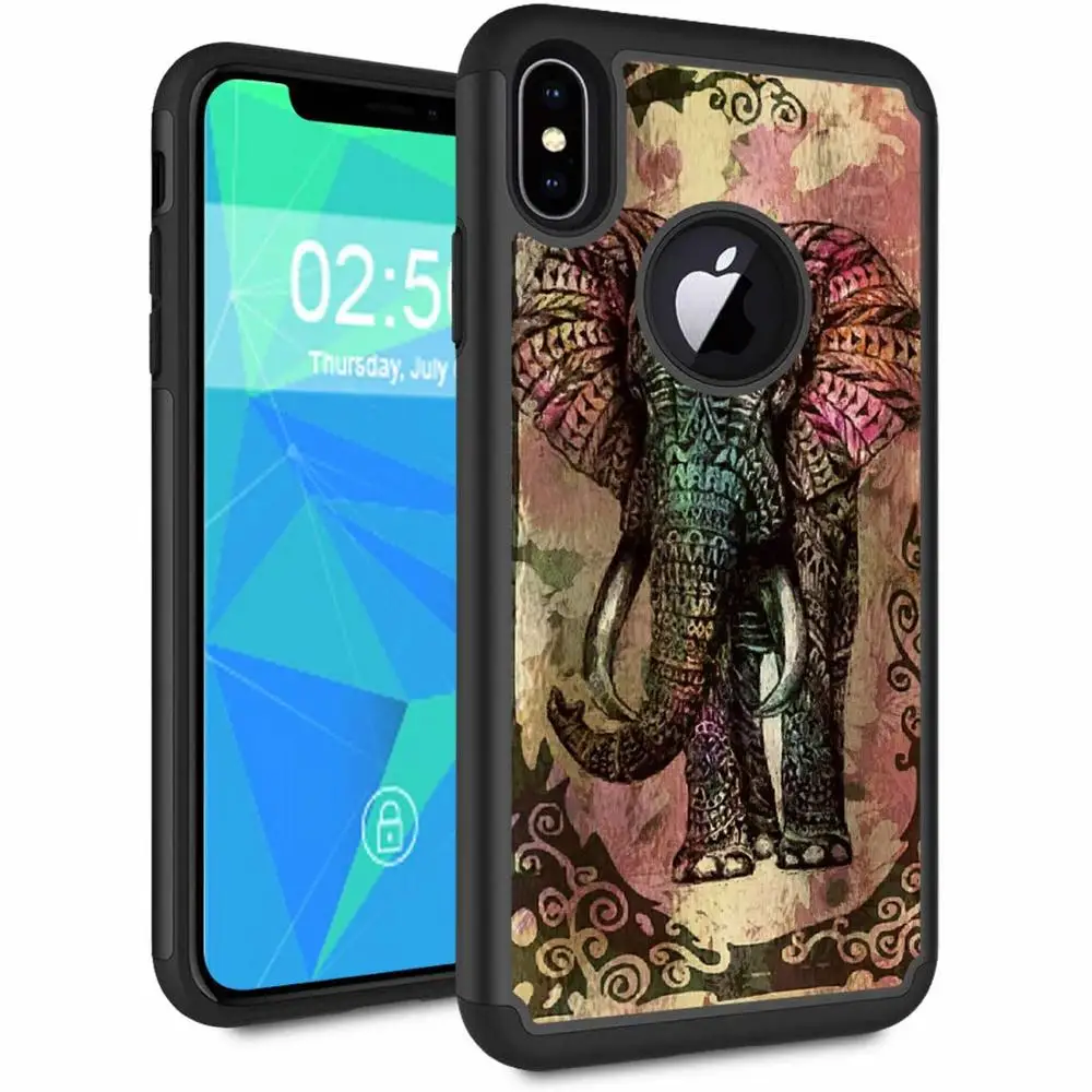 Для Apple iPhone XR (2018) чехол для сотового телефона двухслойный Гибридный жесткий