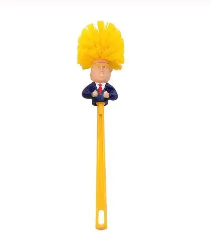Brush Держатели для туалетных щеток WC Borstel Emmanuel Macron Brosse, оригинальная туалетная щетка Trump, сделать унитаз отличный снова Commander в дерьма - Цвет: Brush