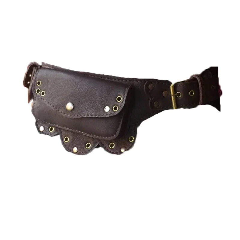 Средневековая сумка с ремнем Викинга кожаный бумажник для мужчин и женщин