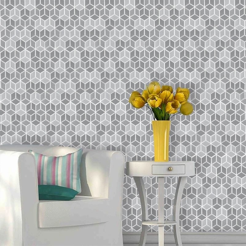 Самоклеящиеся водонепроницаемые наклейки F3MB 3 листа шестигранная Настенная