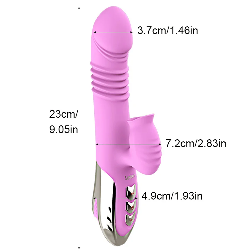 Leten G spot (точка толкая вибратор фаллоимитатор Рот язык лизание Стимулятор клитора