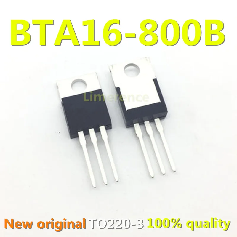 10PCS BTA16-800B TO220 BTA16-800 BTA16 800B TO-220 Новый и оригинальный чипсет IC | Электронные