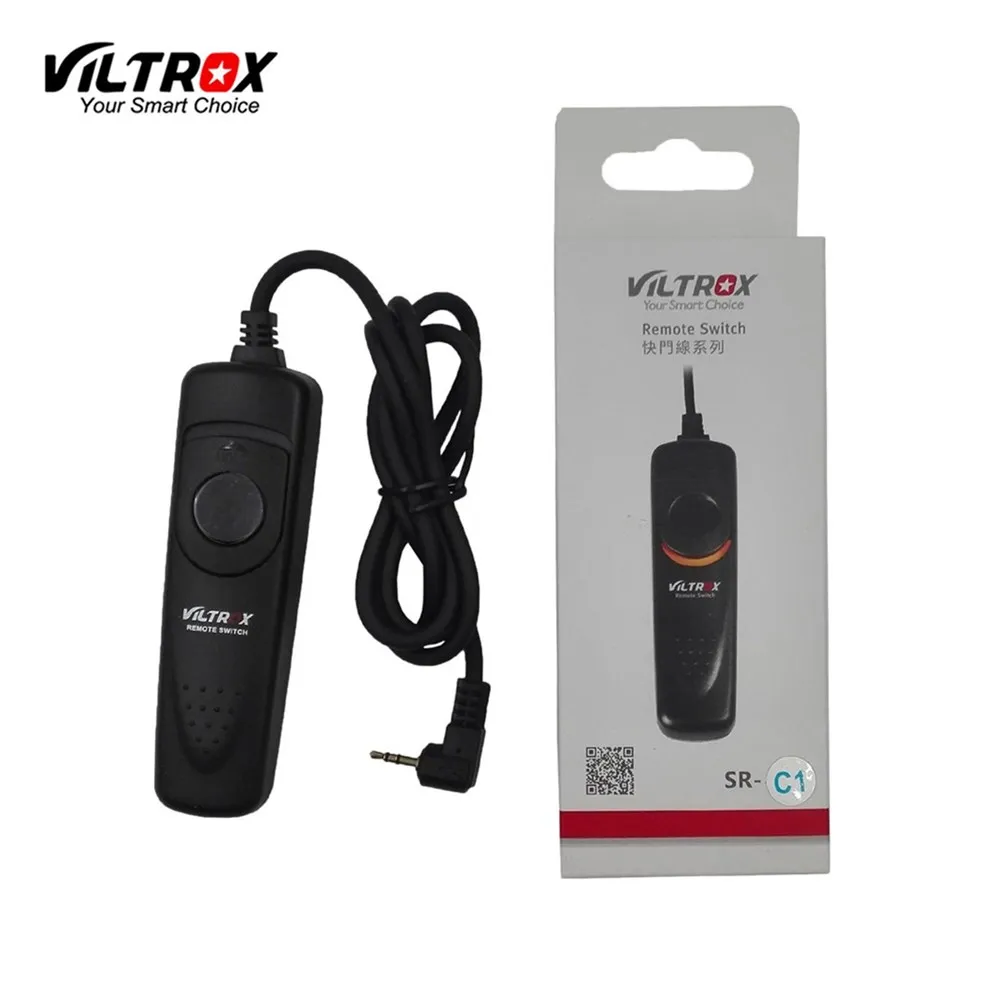 

Viltrox SR-C1 1 м Дистанционное Управление пульт дистанционного управления с кабелем для спуска затвора объектива Цифрового Фотоаппарата Canon EOSR ...