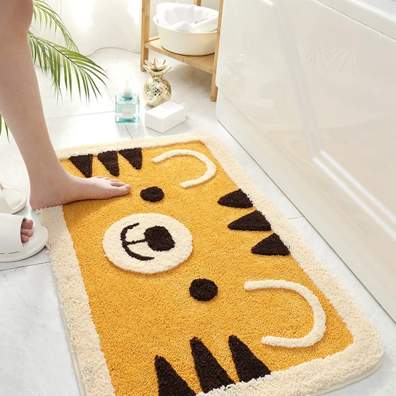 

Cartoon Absorbent Doormat Anti-Slip Flocking Carpet Door Mats Doormats Indoor Kitchen Room Floor Mat Rug Tapete 45X65cm