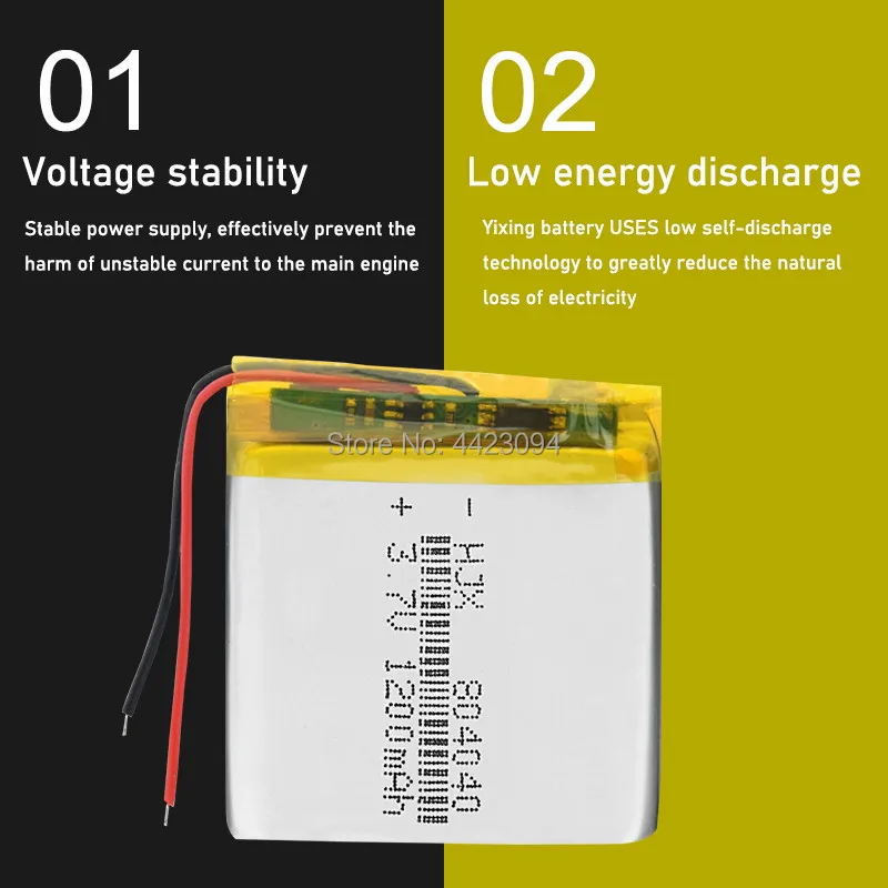 804040 литий полимерные Lipo ячейки перезаряжаемые 1200mAh Li Po ионный аккумулятор li
