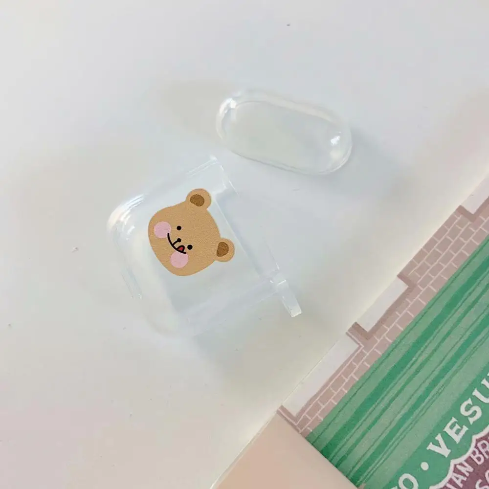 5 Для AirPods чехол с милым мультяшным медведем кроликом чехол для наушников s для Apple Airpods 2 ins стильный Забавный мягкий силиконовый защитный чехол - Цвет: 5