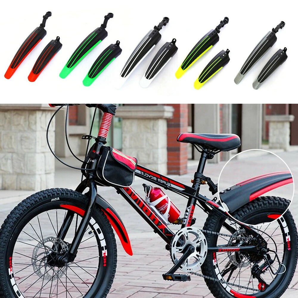 

2Pcs Bicycle Fenders Mountain Road Bike Mudguard For Cycling Front Rear MTB Mud Guard Wings For Bicycle Accessories