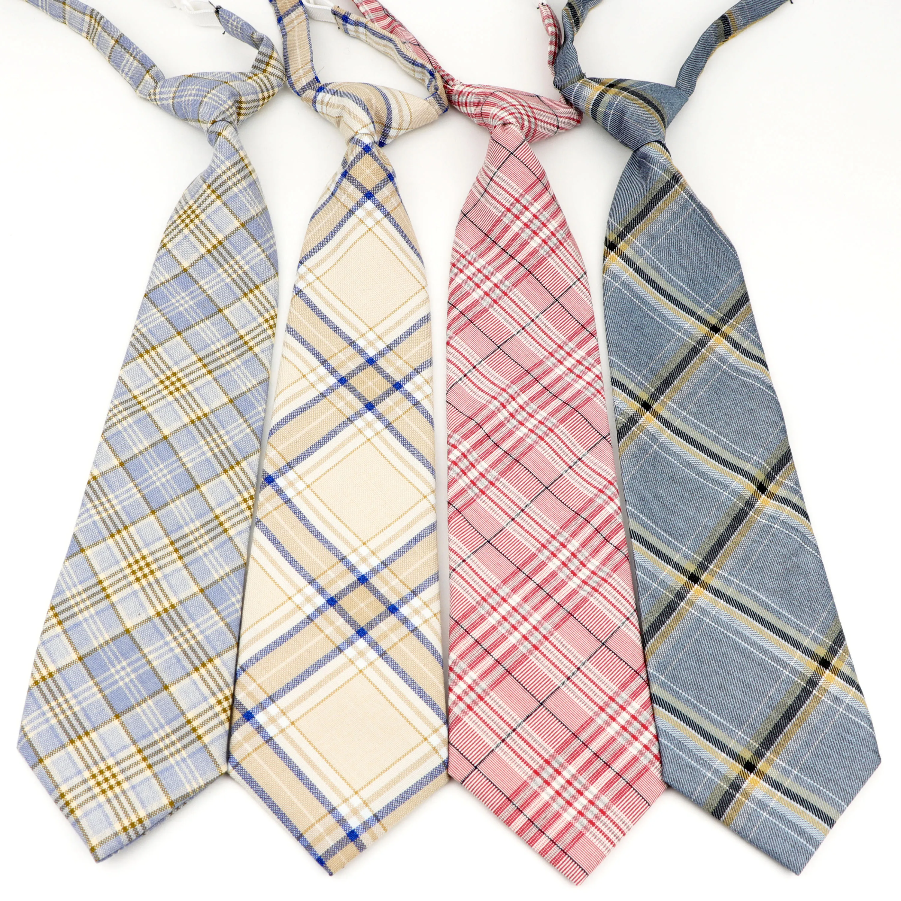 Женский клетчатый галстук в полоску для колледжа модная школьная