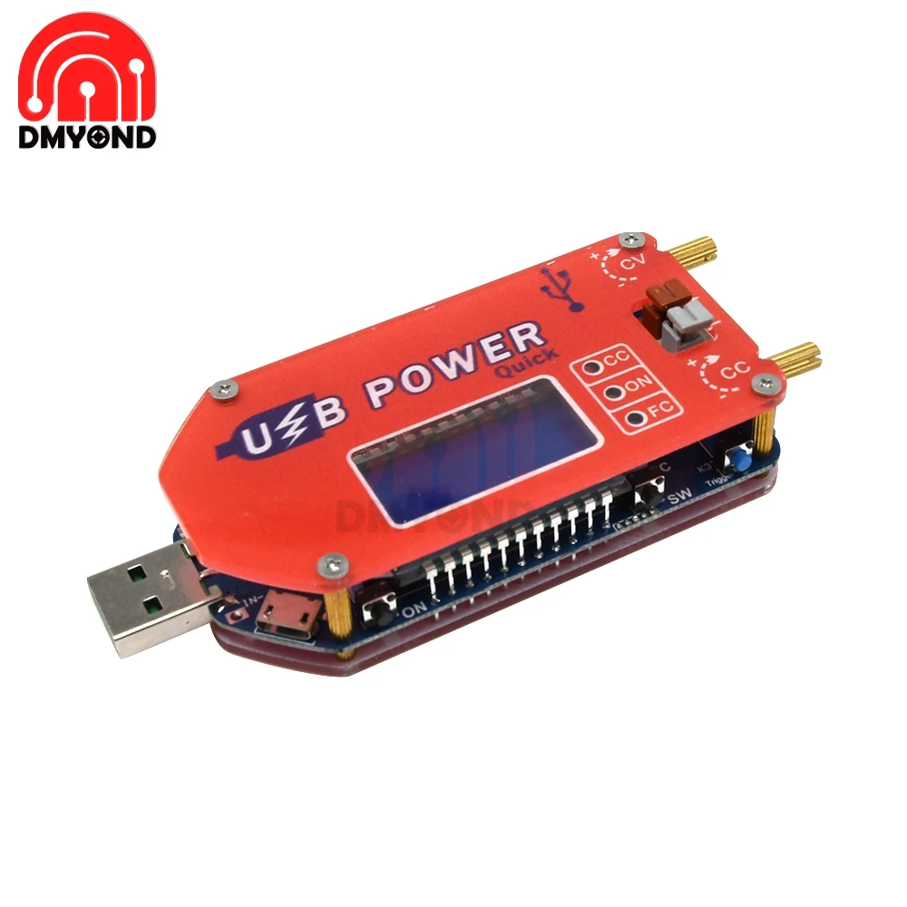 

New USB Adjustable Power Supply Regulator Module QC2.0 3.0, FCP SCP AFC Fast Charge Charging Laboratory Power Supply Regulador