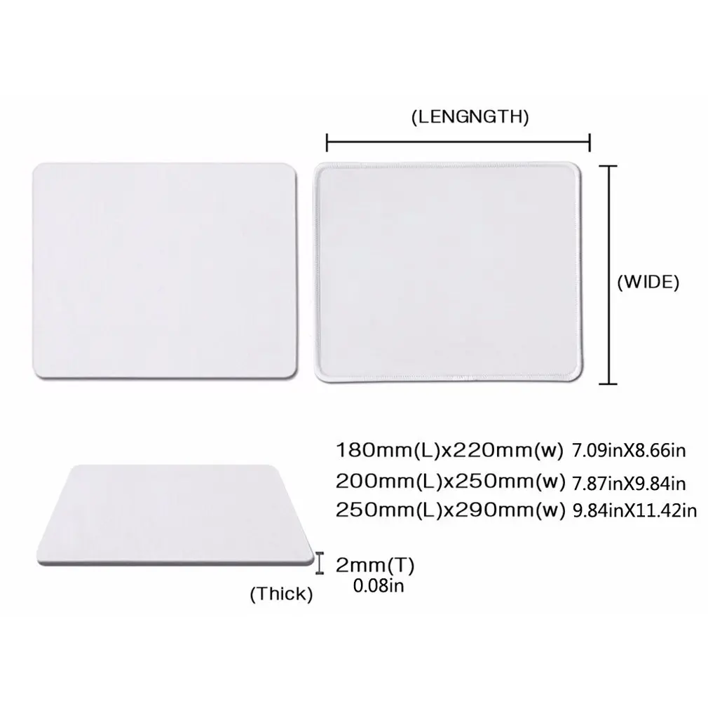 

Periodic Table Of Chemical Elements Rectangular Mouse Pad Lock Edge Creative Office Learning Non-Slip Mat