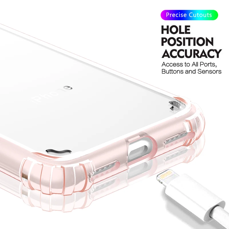 Прозрачный чехол для iPhone XS XR, тонкий противоударный акриловый чехол из ТПУ с кристаллами для телефона Apple iPhone XS Max, полностью защитный чехол