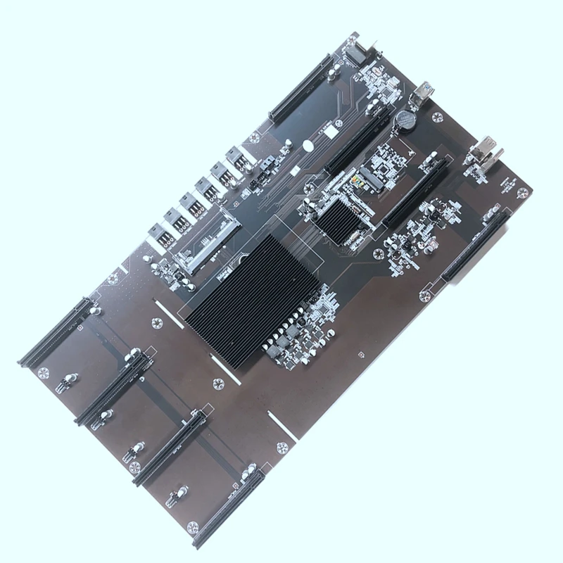 Материнская плата ETH80 B75 для майнинга материнская IDC 4U BTC LGA 1155 Pin 8xpcie 16X 80 мм слот